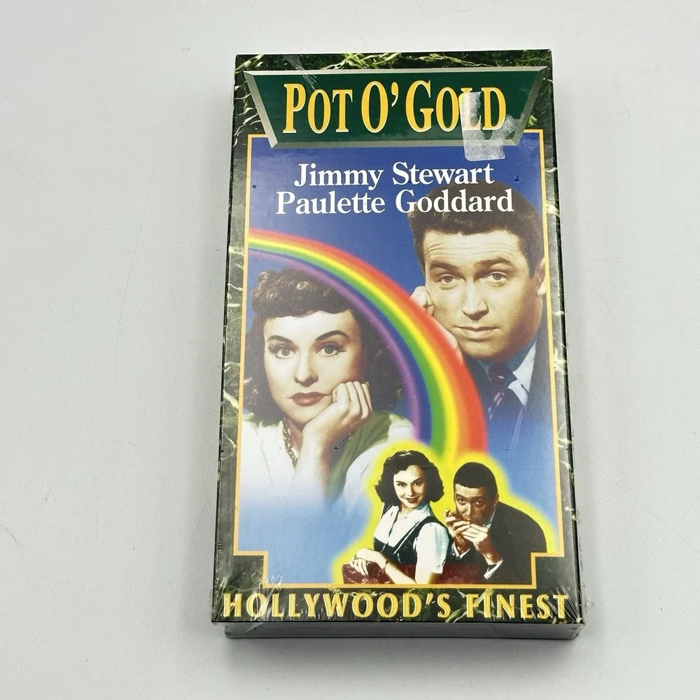 POT O' GOLD JIMMY STEWART PAULETTE GODDARD VHS‎ FACTORY SEALED